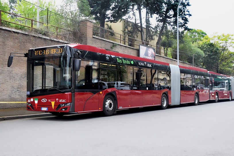 Autobus Solaris w Rzymie /Solaris /materiały prasowe