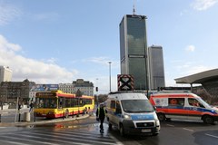 Autobus wjechał w ludzi przy Dworcu Centralnym
