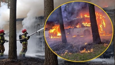Autobus z przedszkolakami stanął w ogniu