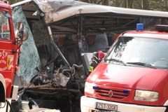 Autobus zderzył się z tirem w Zachodniopomorskiem