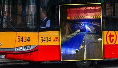 Autobus zostawił dach pod mostem. Kierowca zapomniał, czym jedzie? 