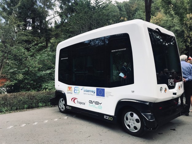 Autonomiczny bus /Sylwia Kwiatkowska-Łaźniak /RMF MAXX