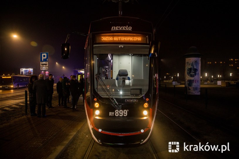 Autonomiczny tramwaj - Fot. Miejskie Przedsiębiorstwo Komunikacyjne S.A. w Krakowie /materiały prasowe