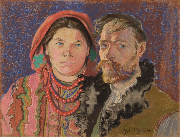 Autoportret z żoną, 1904 r. /MNK /Materiały prasowe
