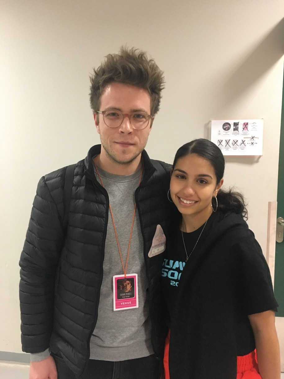 Autor z Alessią Cara /foto. Mateusz Opyrchał /RMF FM