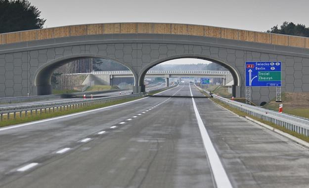 Autostrada A-2 w okolicach miejscowości Trzciel /PAP