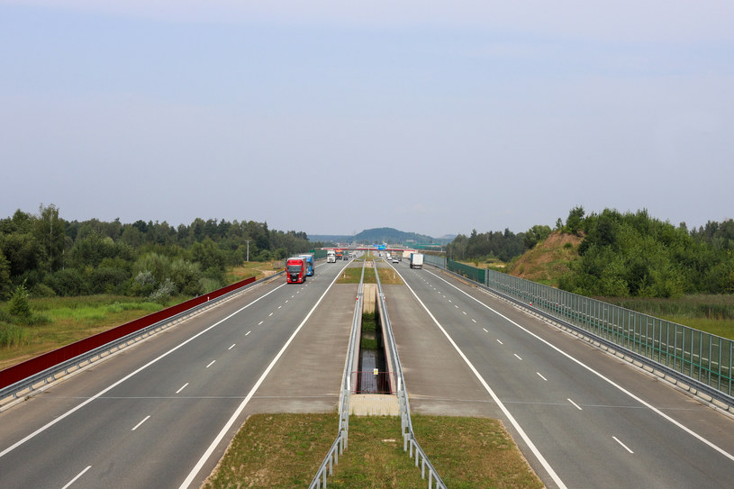 Autostrada A1 w Częstochowie. /Przemek Świderski /East News