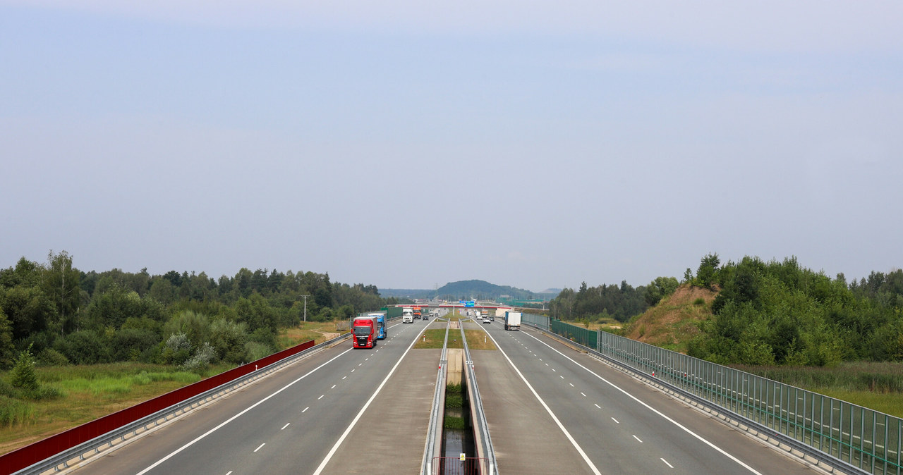 Autostrada A1 w Częstochowie. /Przemek Świderski /East News