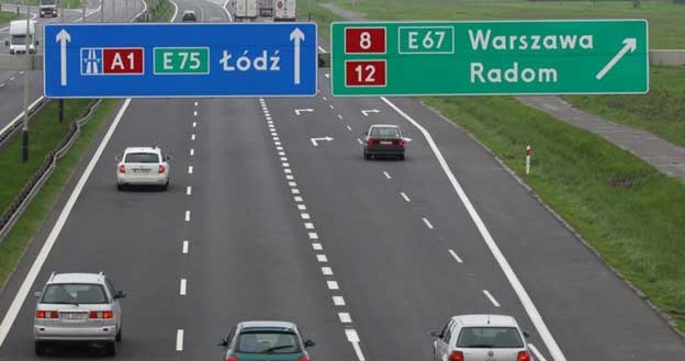 Autostrada A1 w okolicach Piotrkowa. Fot. Łukasz Jóźwiak /Reporter