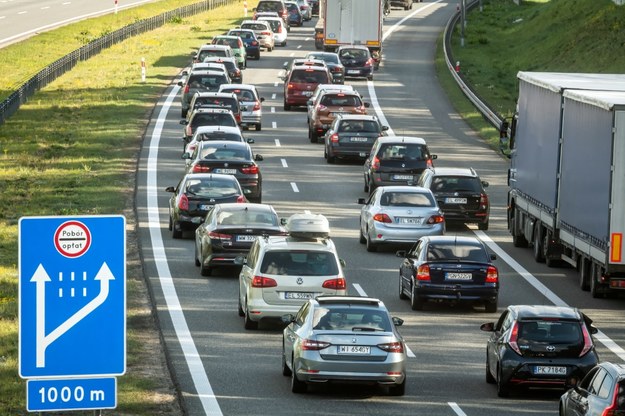 Autostrada A1 w okolicach Torunia /Tytus Żmijewski /PAP