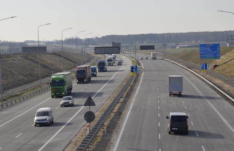 Autostrada A1 w województwie łodzkim /GDDKiA
