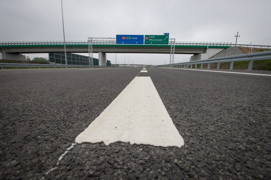 Autostrada A1 Włocławek Zachód- Kowal /Tytus Żmijewski /PAP