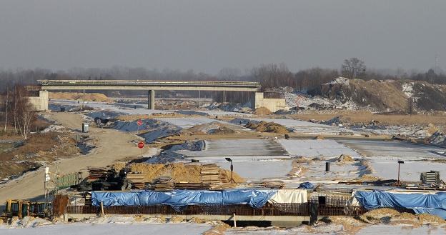 Autostrada A2, odcinek C, stan z końca stycznia / Fot: Wojciech Traczyk /East News