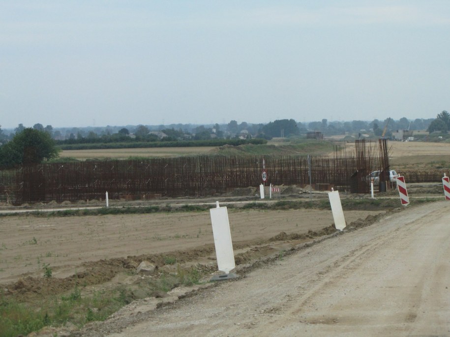 Autostrada A2 pod Łyszkowicami, zdjęcie z lipca. &nbsp; /Fot. Agnieszka Wyderka /RMF FM