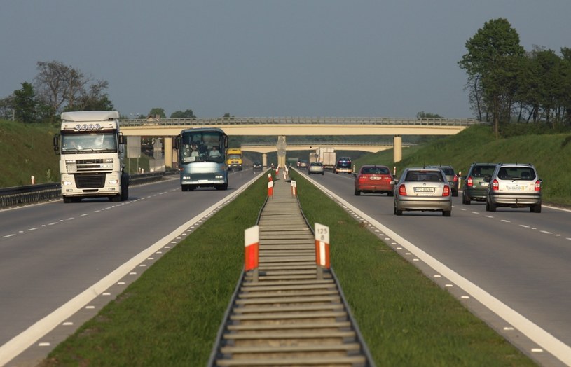 Autostrada A4 pod Wrocławiem /Łukasz Jóźwiak /Reporter