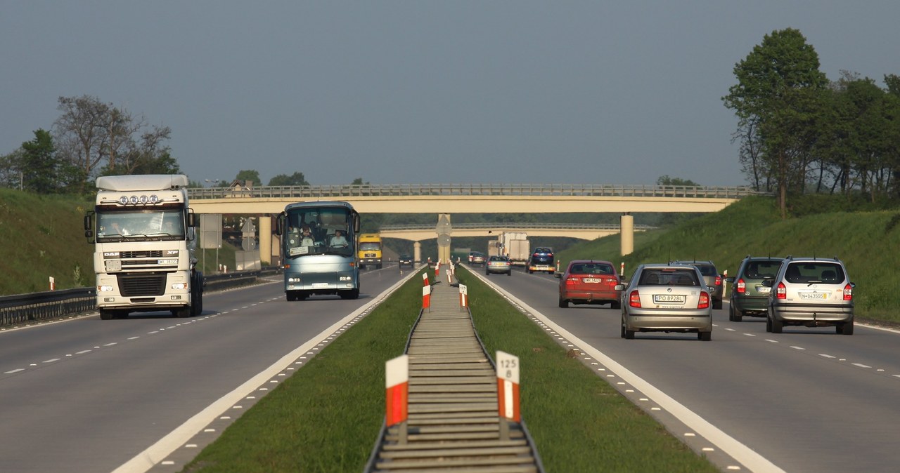 Autostrada A4 pod Wrocławiem /Łukasz Jóźwiak /Reporter