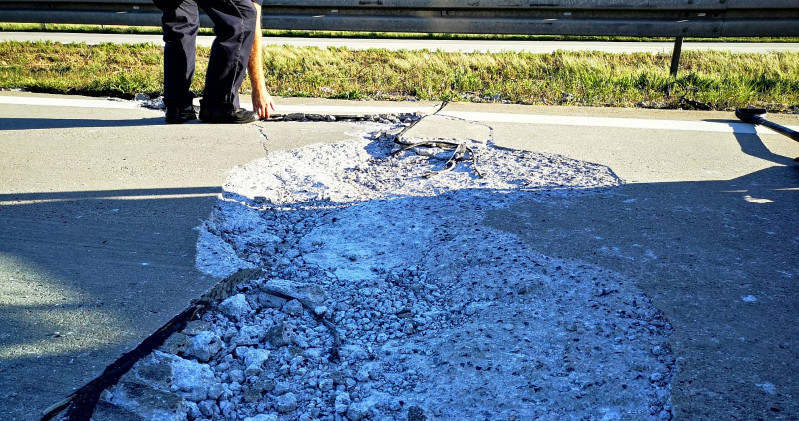 Autostrada po prostu się rozpadła... /GDDKiA