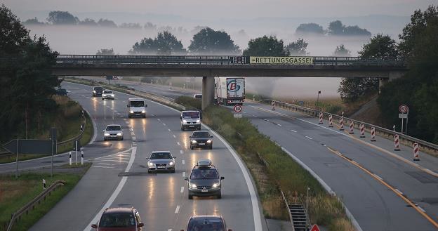 Autostrada w południowych Niemczech. Fot. Sean Gallup /Getty Images/Flash Press Media