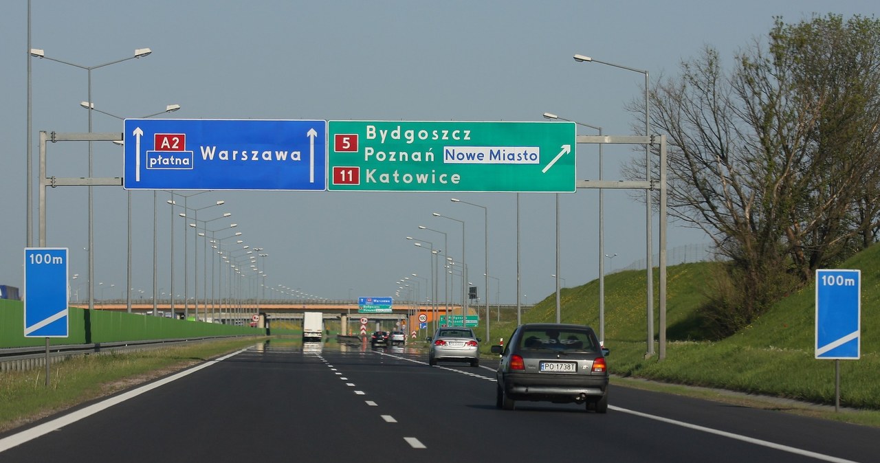 Autostradowa obwodnica Poznania będzie miała trzy pasy /Łukasz Jóźwiak /Reporter