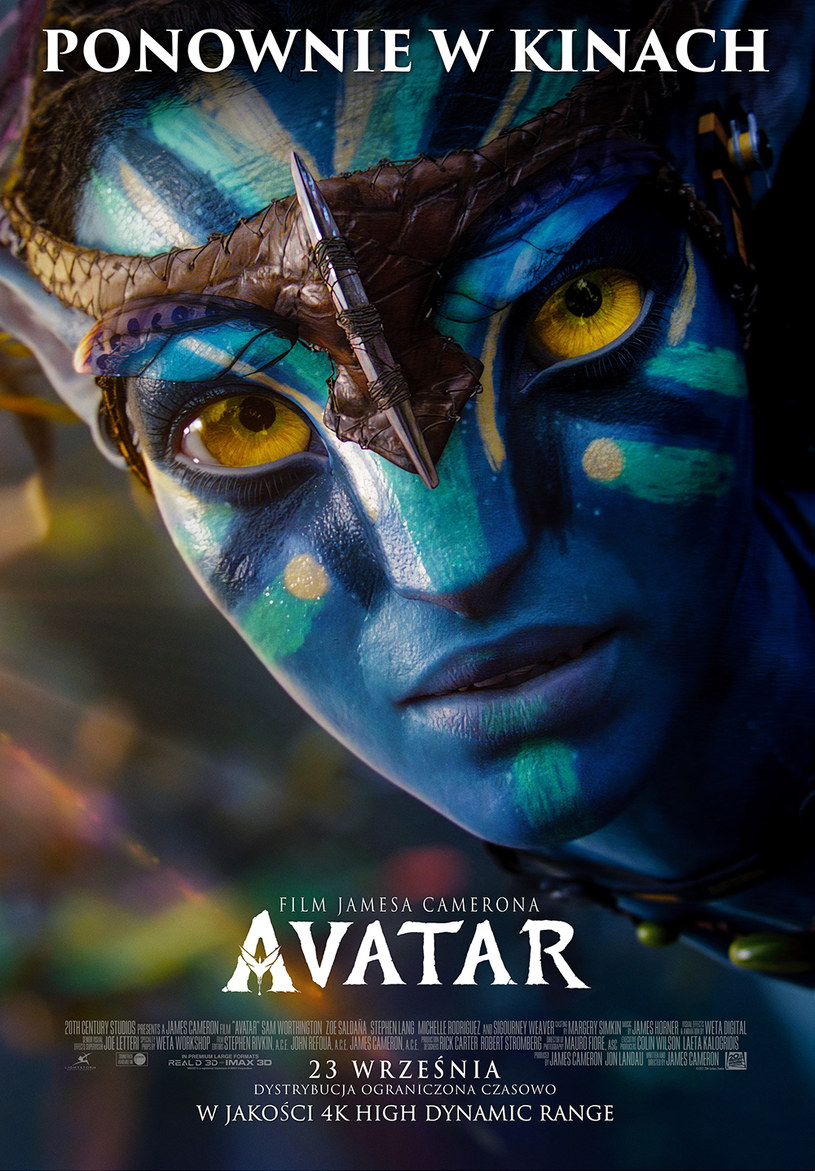 "Avatar" wraca na kinowe ekrany ponad 10 lat po premierze /materiały prasowe