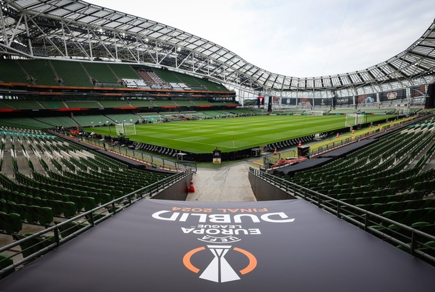 Aviva Stadium w Dublinie - tam zostanie rozegrany finał Ligi Europy /Adam Vaughan /PAP/EPA