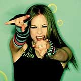 Avril Lavigne - jeszcze więcej palców /