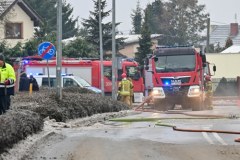 Awaria gazociągu w Szczecinie
