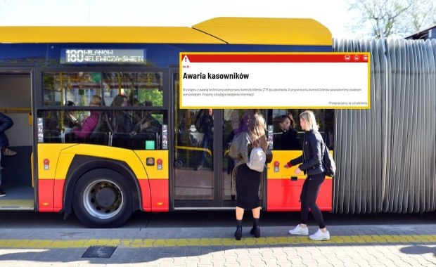 Awaria komunikacji w Warszawie. Jest ważny komunikat dla pasażerów