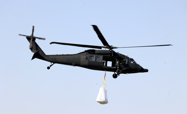Awaria przepompowni w Lubuskiem. Wojskowe śmigłowce w akcji