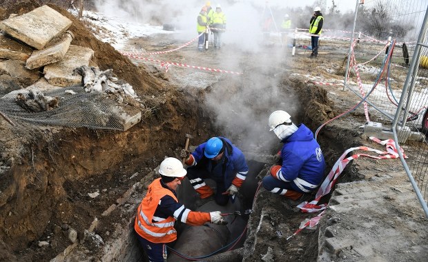 Awaria sieci ciepłowniczej w Gdańsku