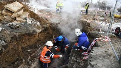 Awaria sieci ciepłowniczej w Gdańsku