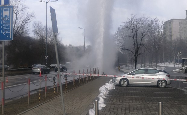 Awaria sieci ciepłowniczej w Krakowie