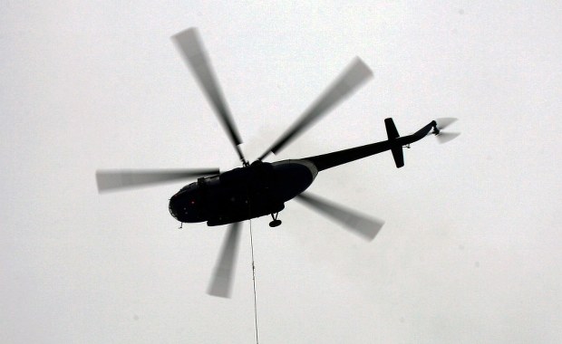 Awaria śmigłowca pod Moskwą. Maszyna podlega administracji Putina