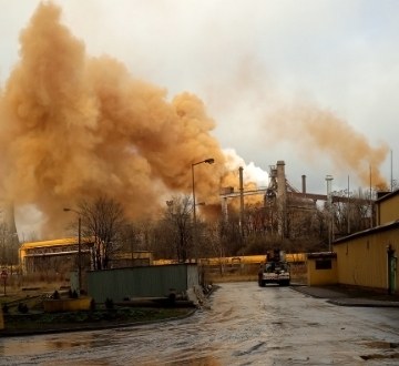 Awaria w hucie w Dąbrowie Górniczej /Gorąca Linia /Gorąca Linia RMF FM