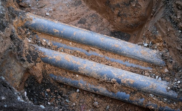 Awaria wodociągowa w centrum Szczecina