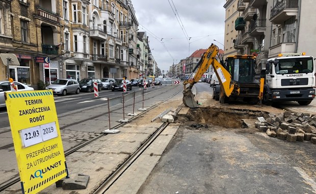 Awaria wodociągu w Poznaniu. Są zmiany w kursowaniu tramwajów