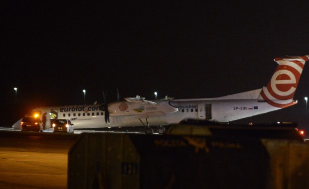 Awaryjne lądowanie na lotnisku Chopina. Będzie przegląd wszystkich bombardierów LOT-u