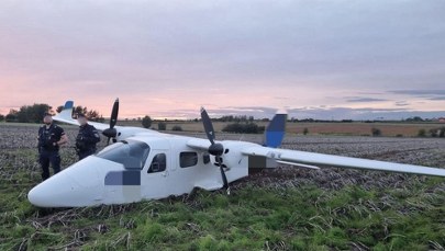 Awaryjne lądowanie samolotu bez podwozia w Gliwicach