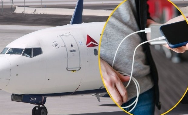 Awaryjne lądowanie samolotu. Powodem wybuch baterii litowej w bagażu