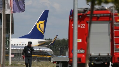 Awaryjne lądowanie samolotu w Modlinie 