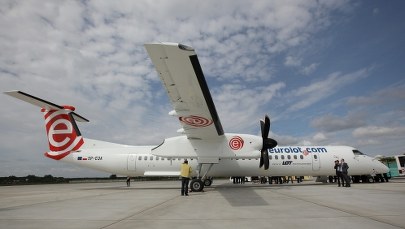 Awaryjne lądowanie samolotu w Poznaniu. Pilot zgłosił usterkę silnika