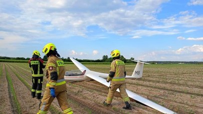Awaryjne lądowanie szybowca koło Bydgoszczy