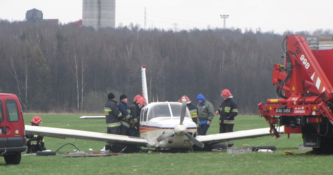 Awaryjne lądowanie w Katowicach