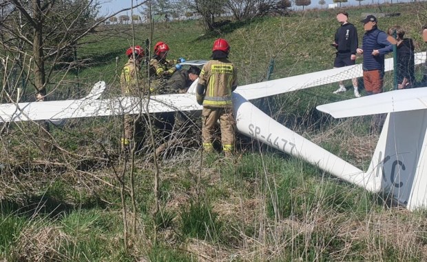 Awaryjne lądowanie z problemami. Niebezpieczna sytuacja w Bielsku-Białej