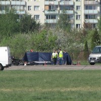 Awionetka rozbiła się na Bemowie