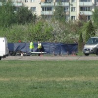 Awionetka rozbiła się na Bemowie