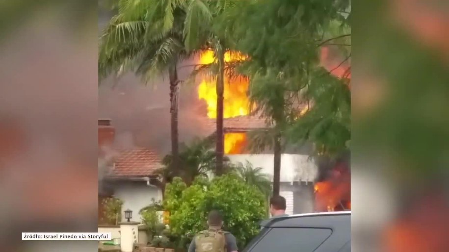 Awionetka runęła tuż po starcie /Storyful/x-news