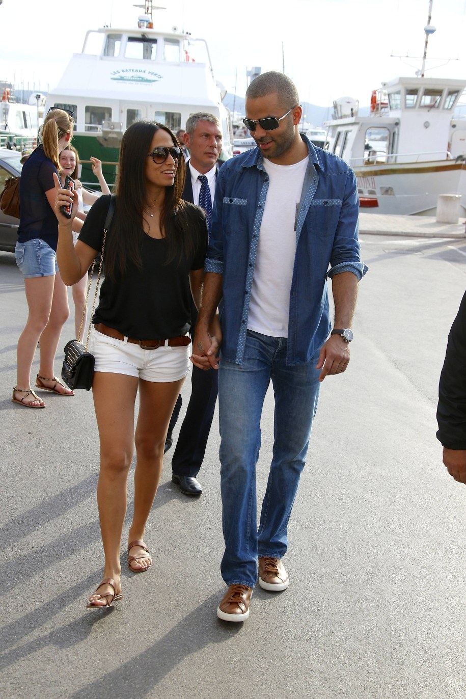 Axelle Francine i Tony Parker /Abaca /PAP