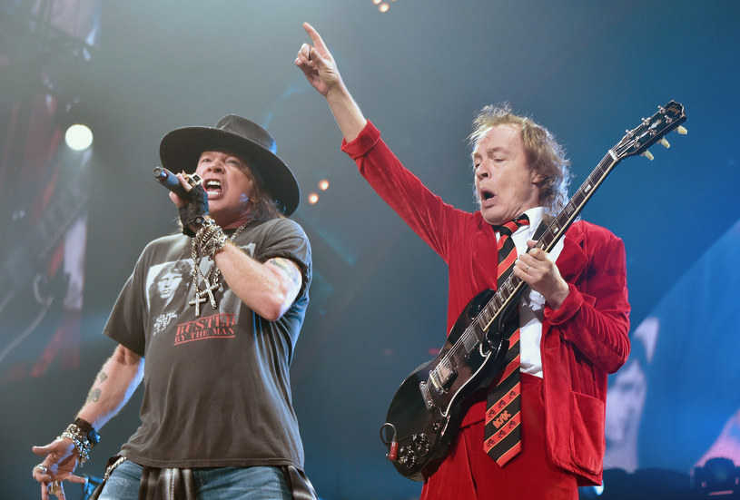 Axl Rose i Angus Young z AC/DC /Mike Coppola /Getty Images