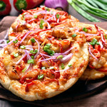 Azjatycka pizza naan